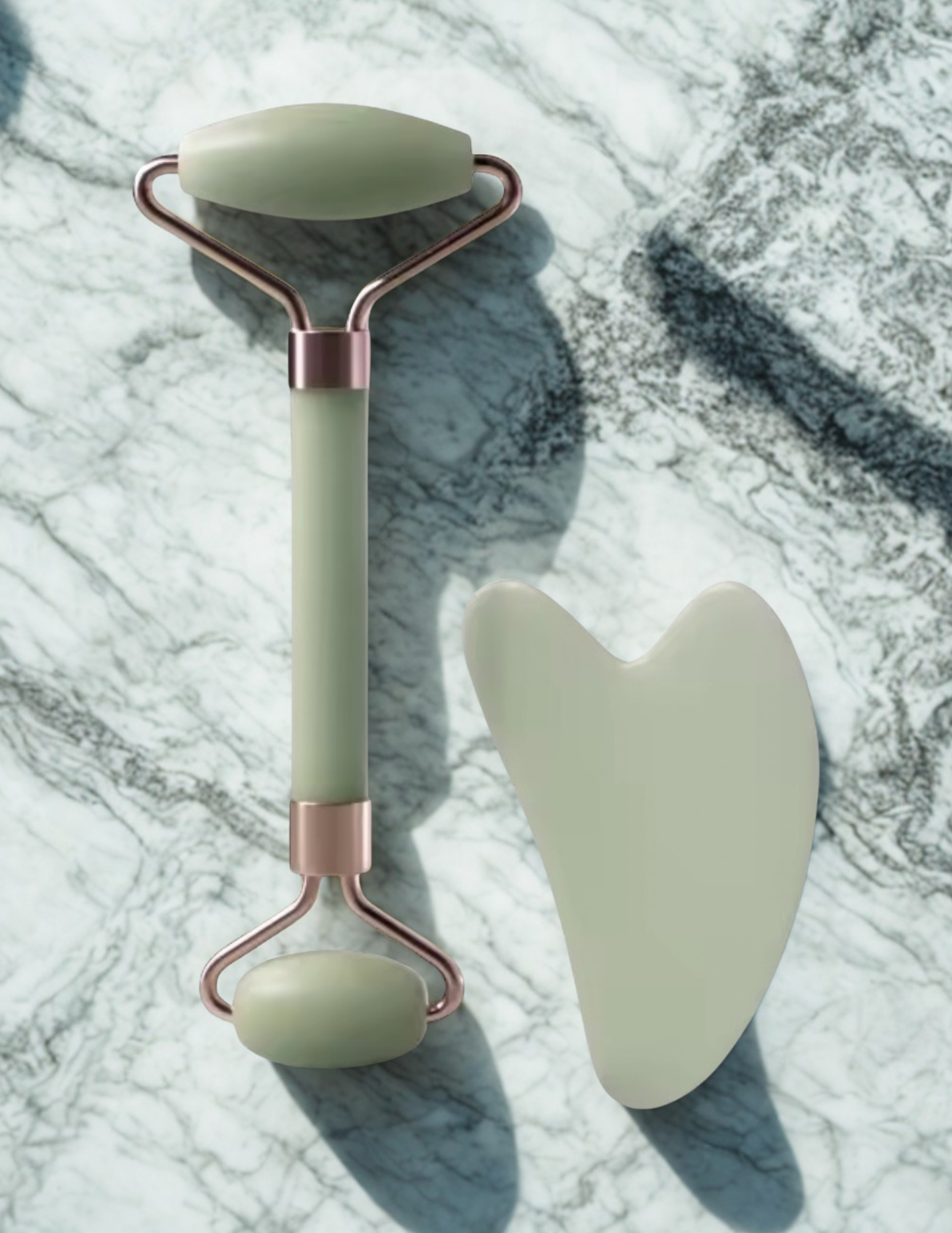 pierre Gua-Sha et Rouleau Visage