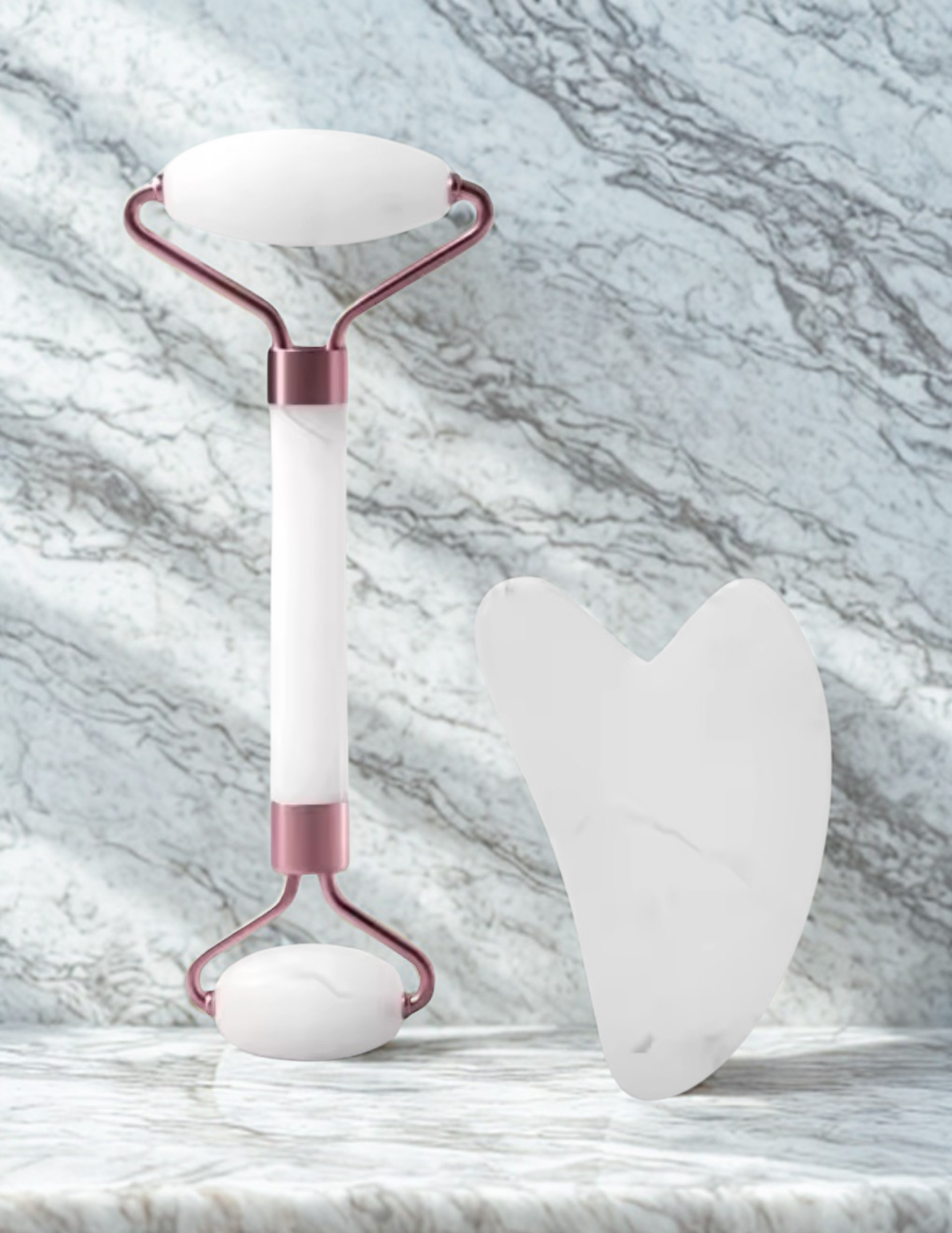 pierre Gua-Sha et Rouleau Visage