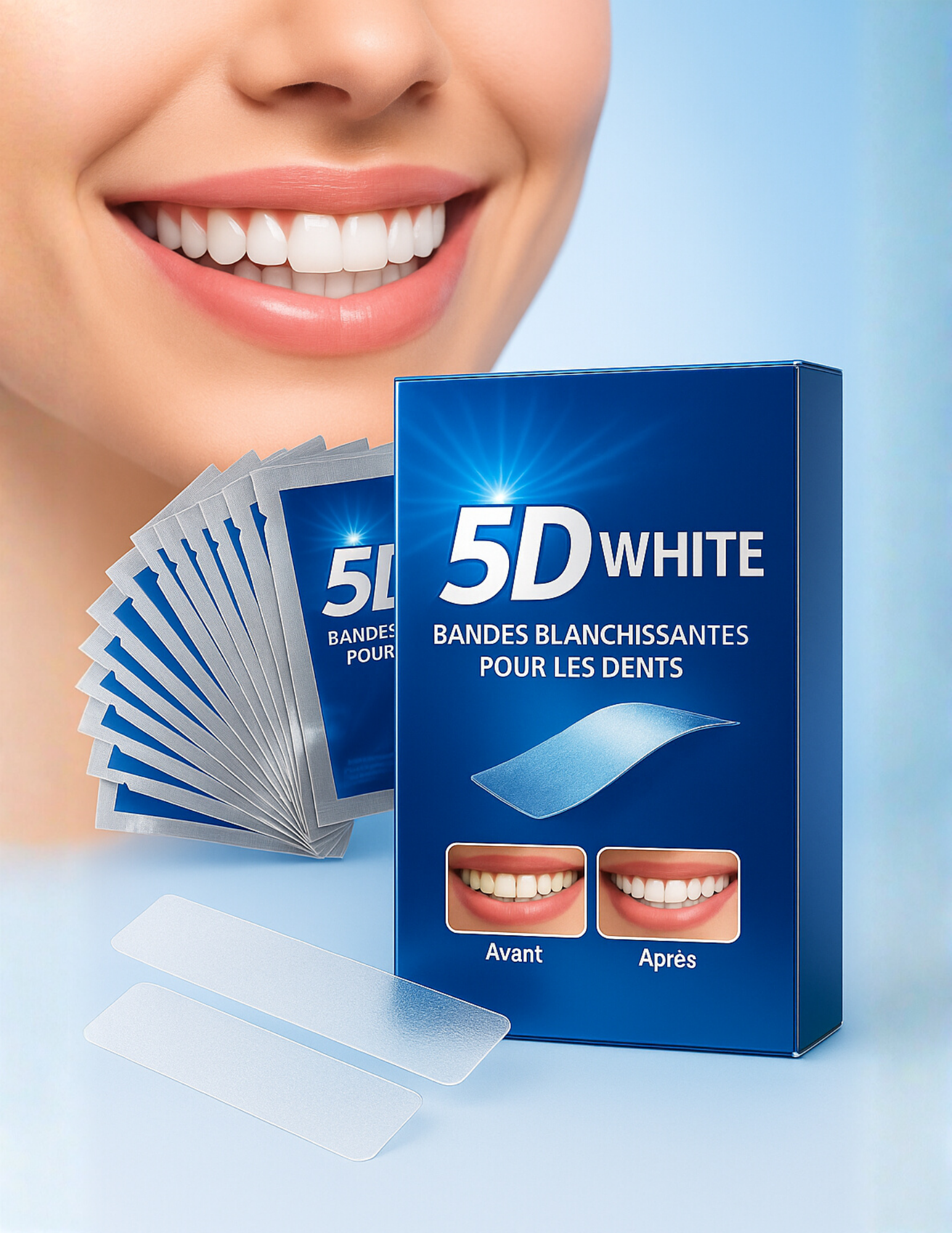 bandes blanchiment dentaire