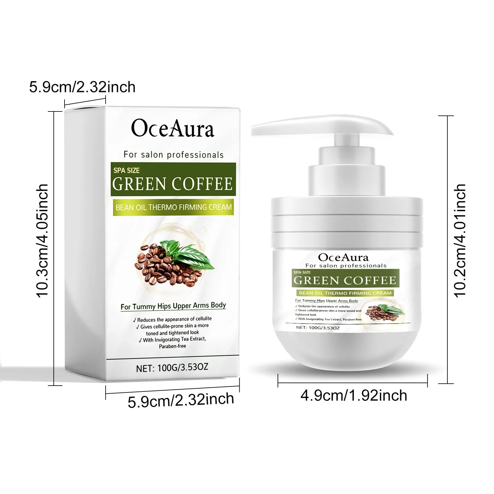 Oceaura Body Firming Cream Deep Moisturize Increase Brightening Improve Lifting Sculpting Breast Bleaching Dark Skin Care Lotion