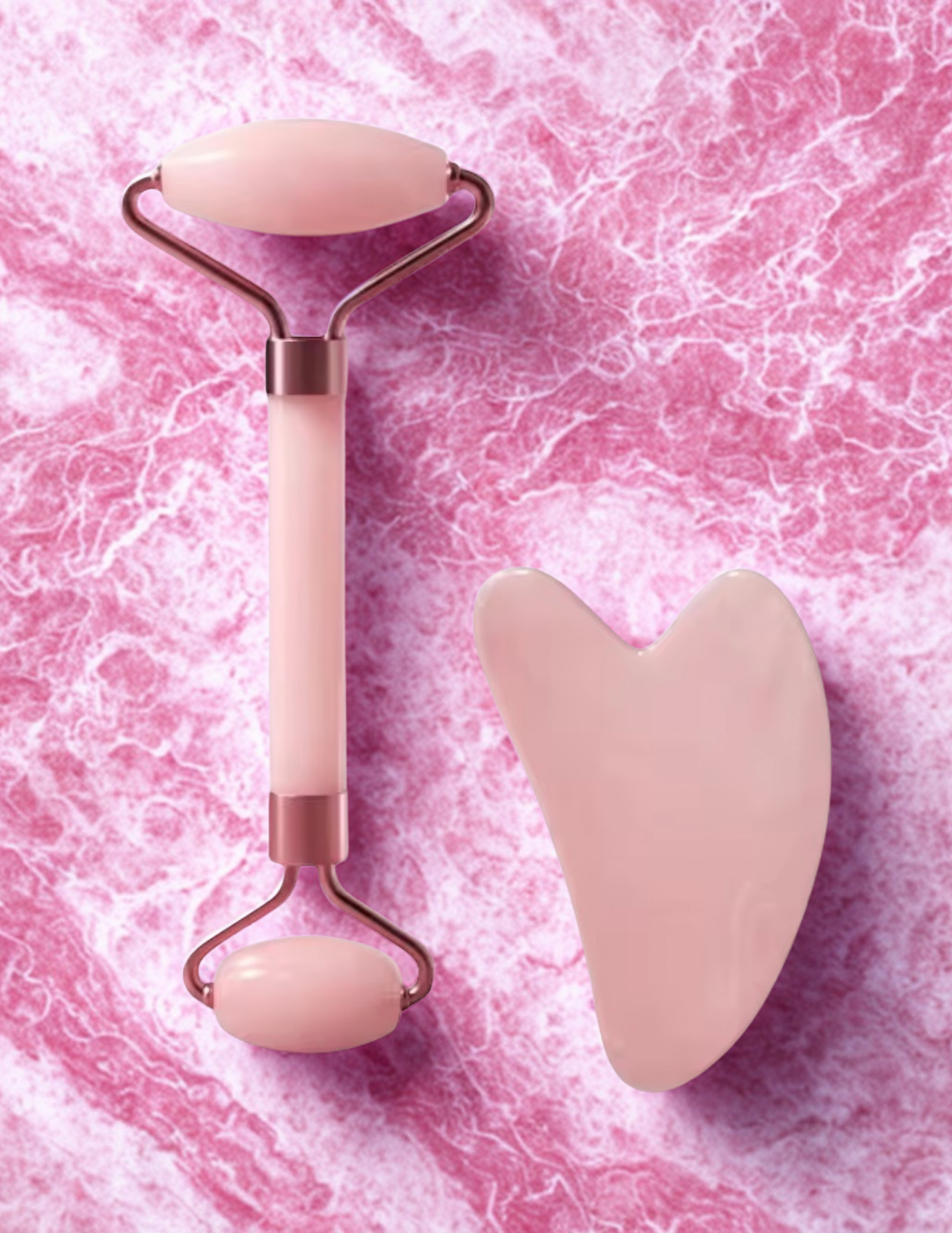 pierre Gua-Sha et Rouleau Visage