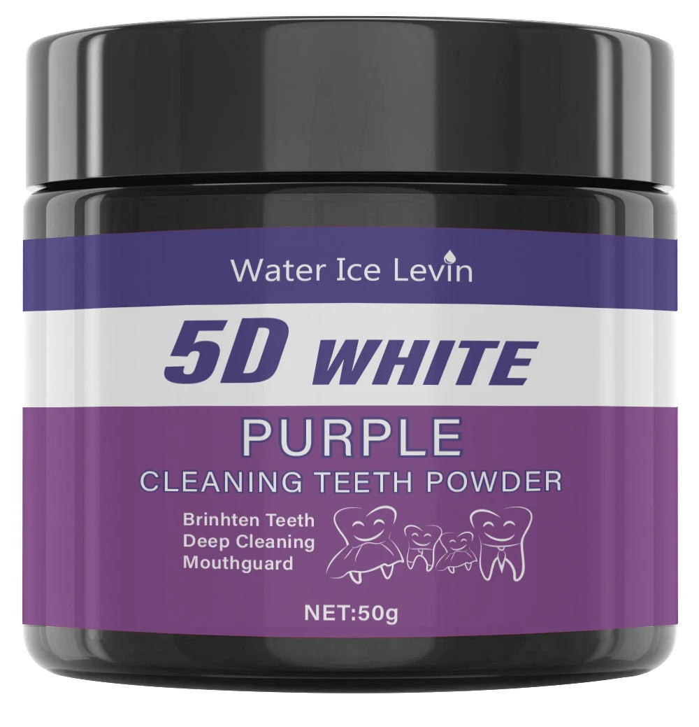 dentifrice violet, blanchisseur de dents